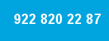 922 820 22 87